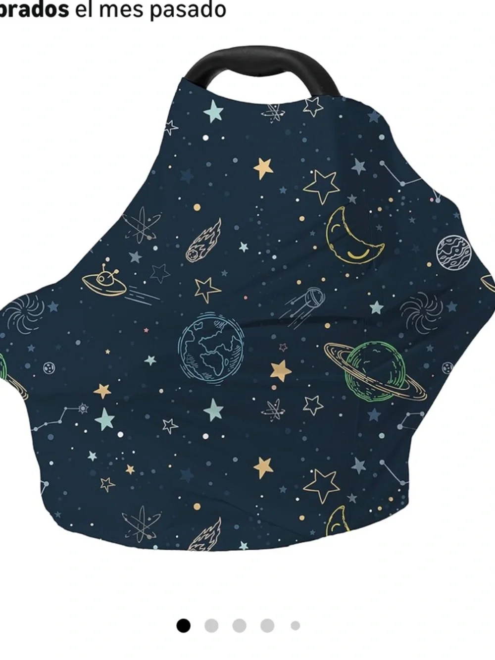 Blue Space Nursing Cover for Baby Car Seats  not the same of the picture For ref